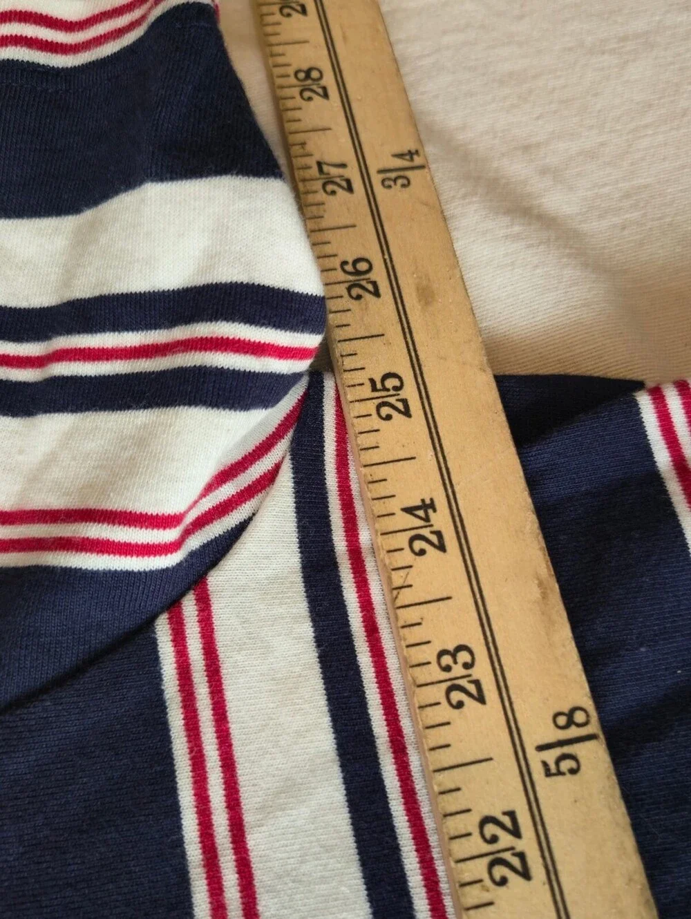 J.Crew XL Striped Cotton T-Shirt